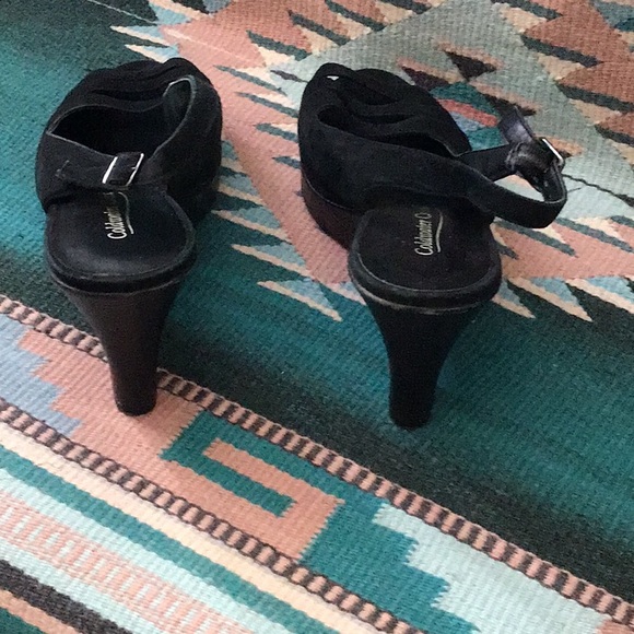 Coldwater Creek Peep Toe Sling Back Heels - Picture 2 of 7